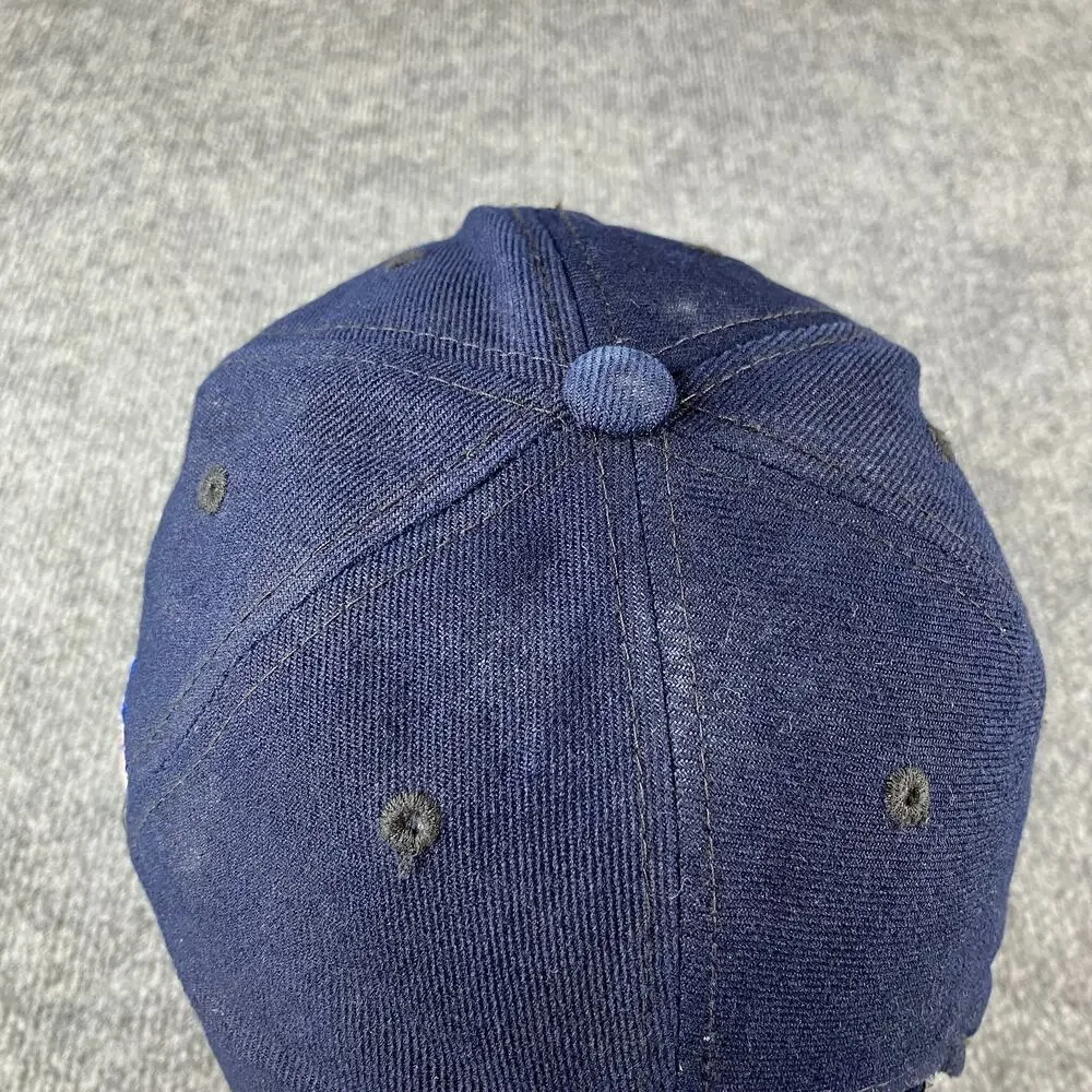 Denver Broncos Hat Navy Blue Adjustable Wool Blend NFL Football Cap‎